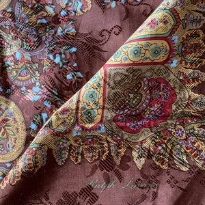 Vintage Polo Ralph Lauren 100% Silk Scarf